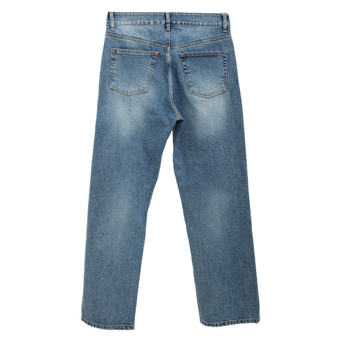 Uniform & Bridge Pin Tuc Wide Denim Indigo Washed U21RPT009 Degli Uberti